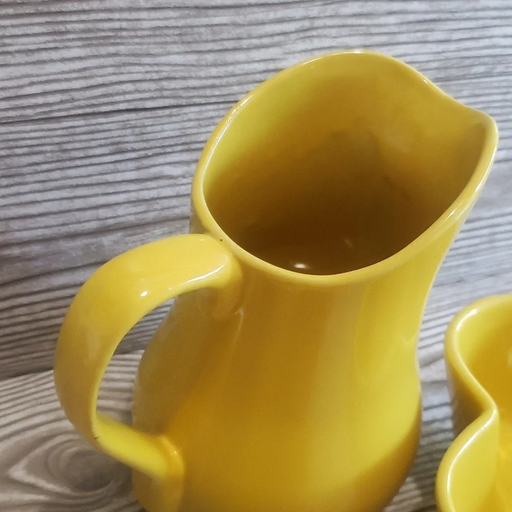 Collectible Cherios ceramic heart bowls and pitcher